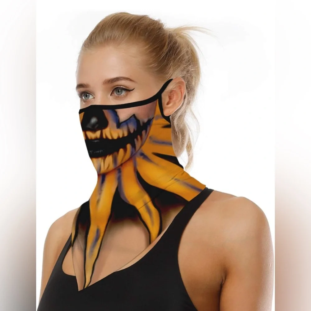 Neck Gaiter Face Mask Covering Bandanas for Men Women Summer UV Face Scarf Mask
